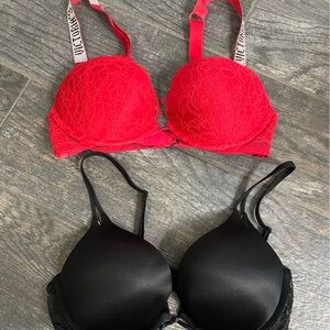 Victoria secret add 2 sizes bras 34b